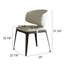 Ensemble de 2 chaises chiar courbées rembourrées