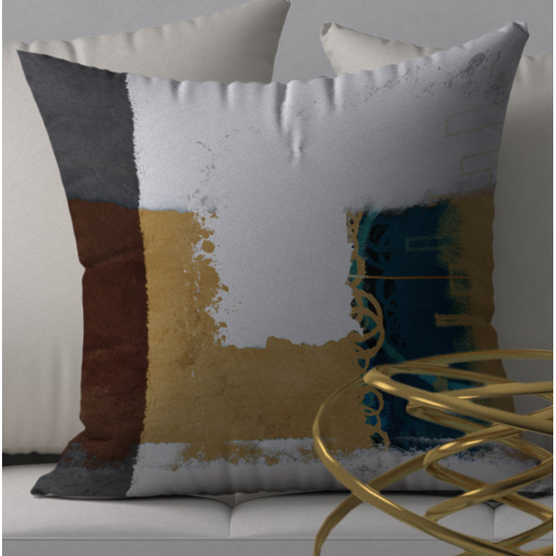 Housse de coussin carrée/insert, 18" x 18"