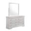 Commode moderne, commode blanche avec tiroirs