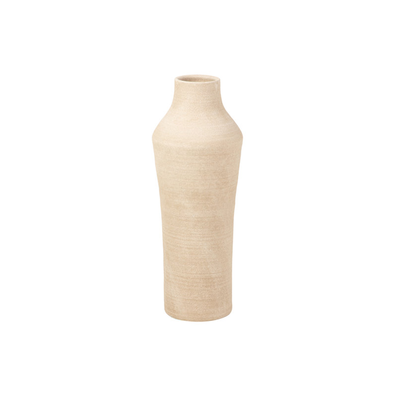 CERAMIC VASE 30X30 CM, Brown, Overall Height- 80cm