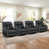 Black Faux leather