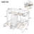 Twin Over Twin & Twin Bunk Bed With Built-In Staircase And Storage Drawer,White