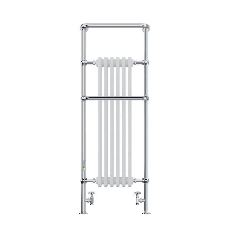 Ashendon Traditional Towel Rail Heated Towel Rails, White