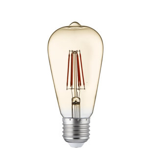 FILAMENT ST64 LED SMOKE BULB 4W 27000K