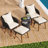 5 Pieces Patio Furniture Chair Set-80765441