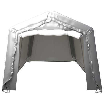 Theba Storage Tent Steel Grey