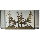 3 Panel Bifold Steel Fireplace Screen
