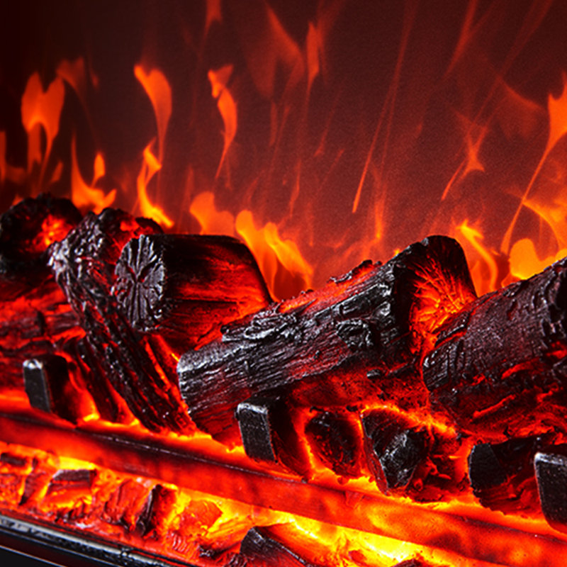 Modern simulation electronic fireplace TV cabinet