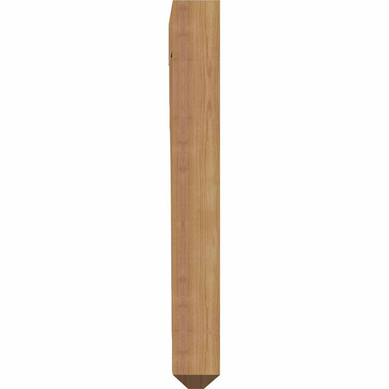Support pour artisan olympique, H 30 po x l 3,5 po x P 22 po, Cèdre rouge de l'Ouest (lisse)