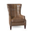 Gallin Leather Tufted Wingback Chair-1889499001-1889498999
