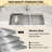 33" L x 19" W Undermount Double Bowl Kitchen Sink Workstation Low-Divide 60/40 Stainless Steel Sink