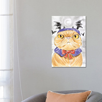 Cat - Dracula by Martin Hsu - Painting on Canvas