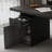 Black Rectangular Solid Wood desks-107438623