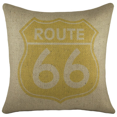 Jute / Sisal Reversible Throw Pillow