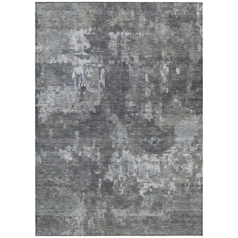 Machine Washable Indoor/Outdoor Francky ACN2361 Casual Rug, Rectangle 2'6" x 3'10"