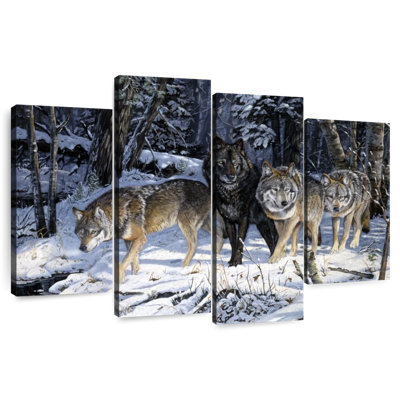 Brampt On The Night Trail - Wolves
