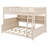 Space-Saving Bunk Bed Featuring Color-Changing Lights, Integrated Shelving & Pegboard-1587424712