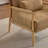 Masson Chenille Accent Chair Armchair With Pillow-1345830616