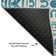 Premium Machine Washable Prisco Teal Rug