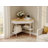 31.5"W X 31.5"D X 32.5"H Modern Corner Desk With Rotating Lift-Top & Dual-Shelf Storage