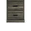 Armoire 3 tiroirs en blanc-340076255