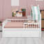 Lit escamotable Imaginative avec lit gigogne intégré et détails en tissu confortable-896074500