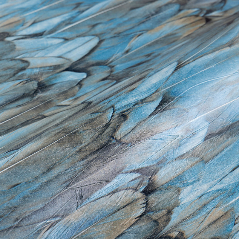 Rouleau d'impression Aakin, Bleu