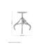 Cozart Adjustable Height Bar Stool