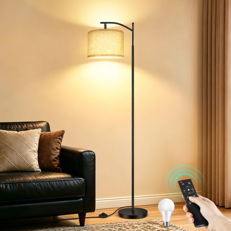62.2 Inch Floor Lamp for Living Room with Remote Control