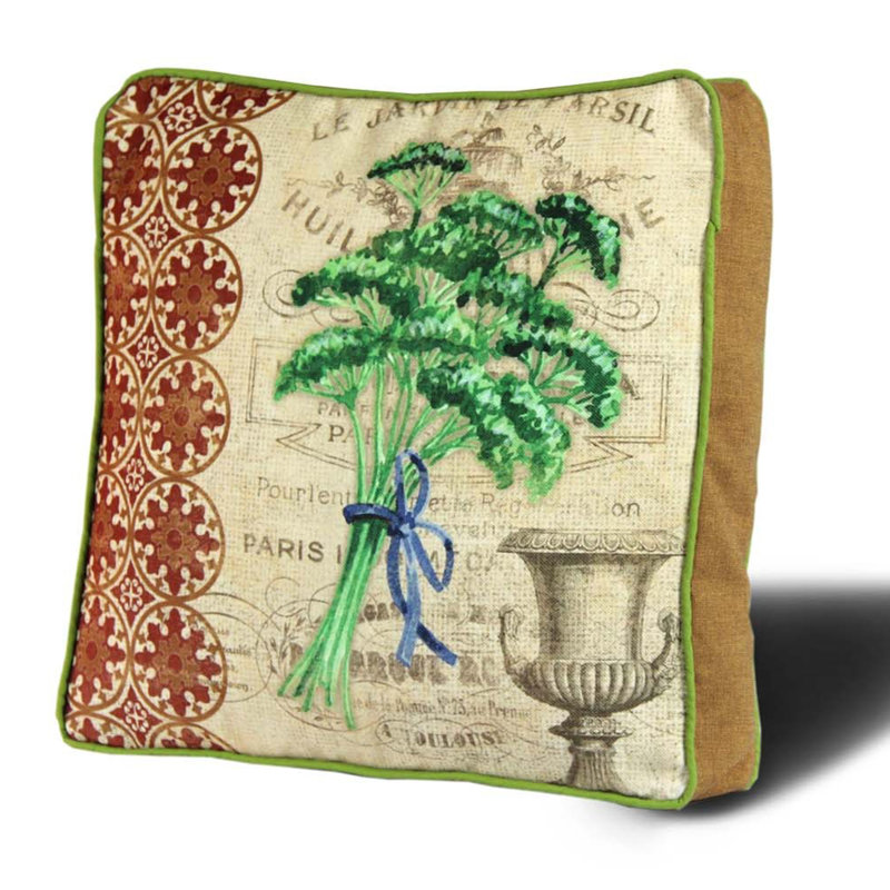 Coussin carré de qualité supérieure, 16,5 x 16,5 pouces, 50% coton / 50% polyester | Lavable et repassable avec fermeture à glissière dissimulée | Rembourrage en silicone pour un confort ultime | Housse amovible, parfaite pour la décoration intéri