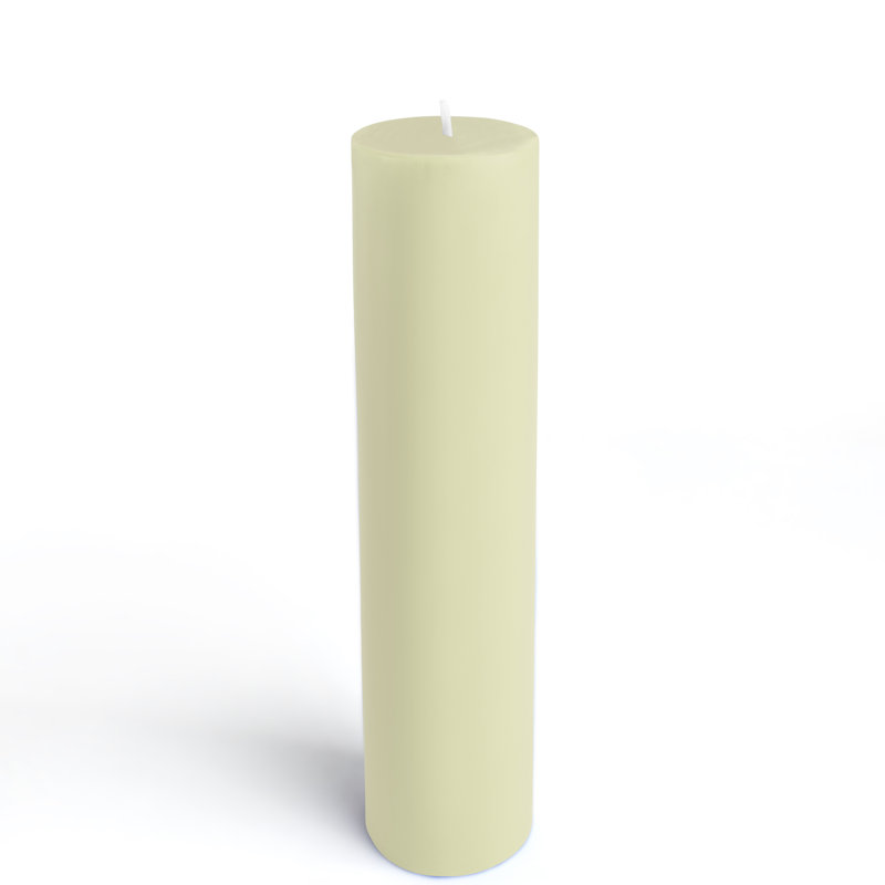 Bougie flottante non parfumée, 2 po x 9 po, Ivoire, 1