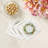 Wreath Flowers Cotton Sateen Cocktail Napkins-122609848