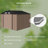 Galvanized Steel Horizontal Storage Shed-93574006-93574008