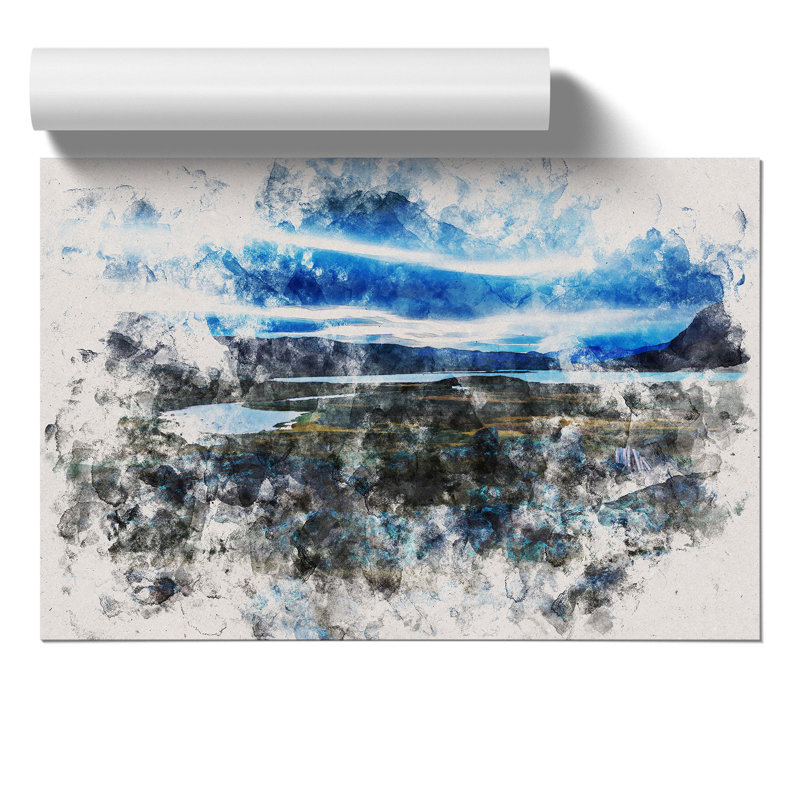 Terrain In Abisko Sweden - No Frame Painting, 21cm H x 30cm W x 0.1cm D