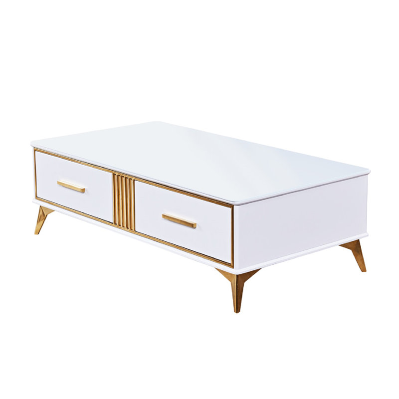 Four Leg Coffee Table with Storage