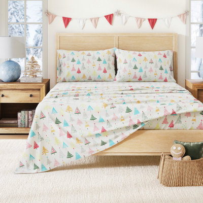 Ensemble de draps 100% flanelle de coton