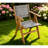 Outdoor Hips Dining Chair, Woven Seat, - Hips, Color, Multi Scene Adaptable Garden Breathable Design, "x" Shaped Reinforcement, Fits Log Style