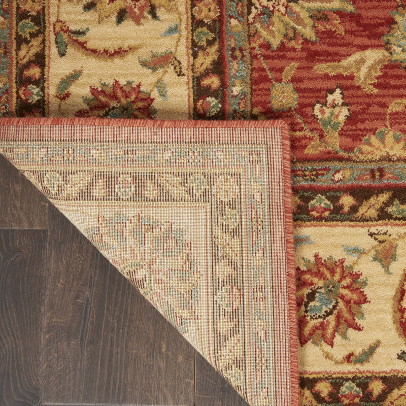 Ingirith Wool Oriental Indoor Rug, Rectangle 7'6" x 9'6"