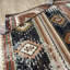 Tapis bleu en polypropylène tissé à la machine Struan Southwestern-1965335694