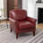 Shalisia 32'' Wide Upholstered Genuine Leather Armchair -1043310776