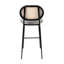 Spike Upholstered Counter Stool with Metal Frame-70835510