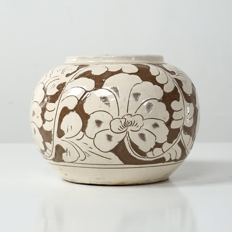 Env. Vase rond 4,7 pouces à double vitrage Amalfi (ouverture 5,9 ")