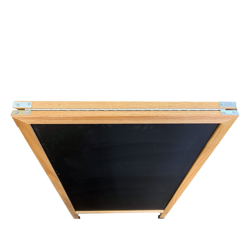 Tableau noir en position libre A-Frame Sidewalk, Vernis transparent, H 3 pi 6 po x l 2 pi