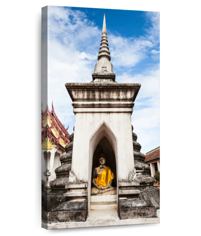 Wat Pratat, Bouddha Chaiya, H 30 po x l 15 po
