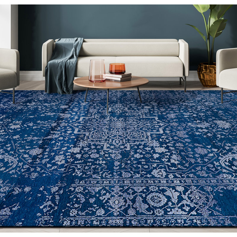 Floral Area Rug, Rectangle 8' x 10'