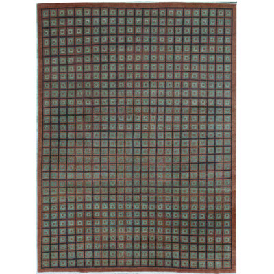 Pakistan Gabeh Hand Woven Wool Geometric Area Rug