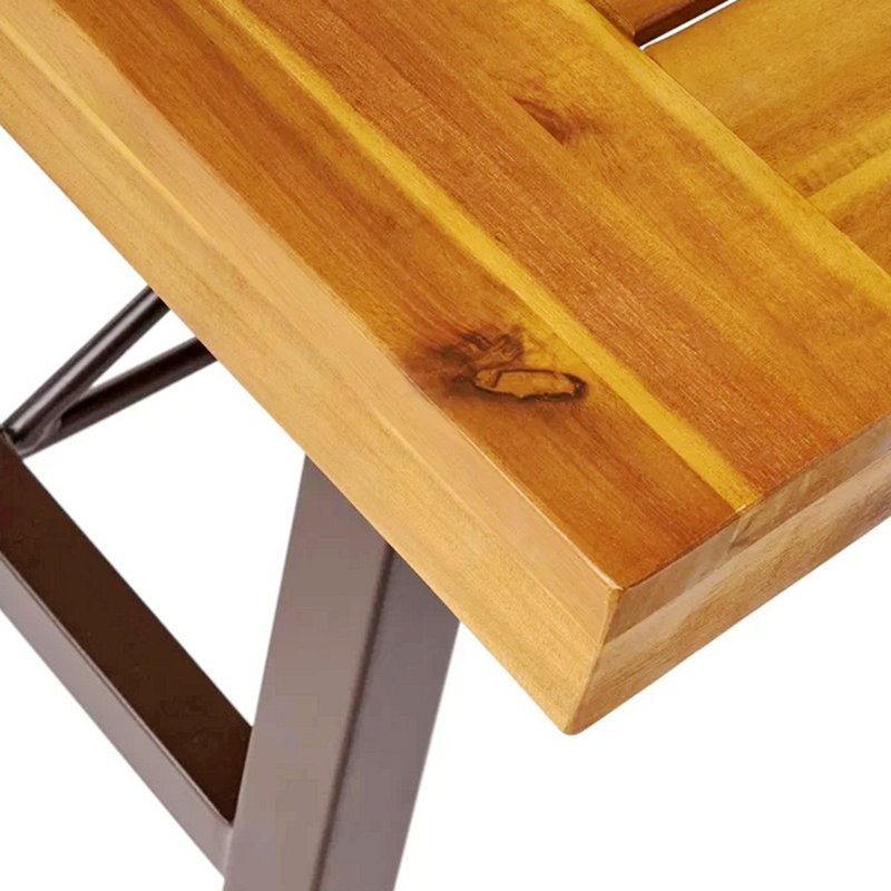 Table basse d'extérieur rustique