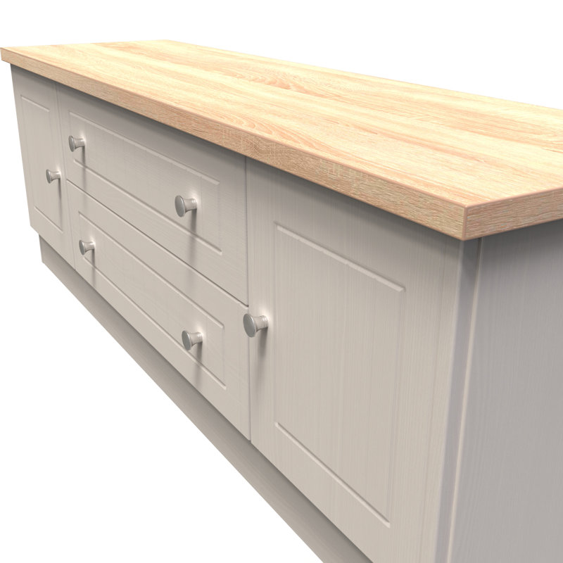 Clontarf Unfinished TV Stand for TVs up to 65"