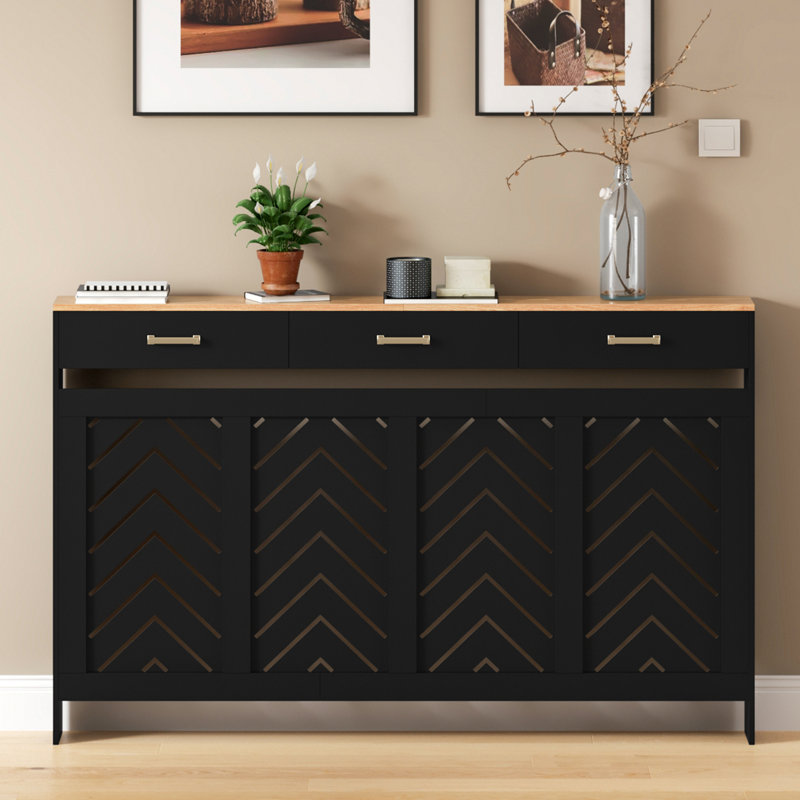 Radiator Cover, L, Black
