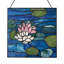 Panneau de vitrail 12 "H Lotus Pond